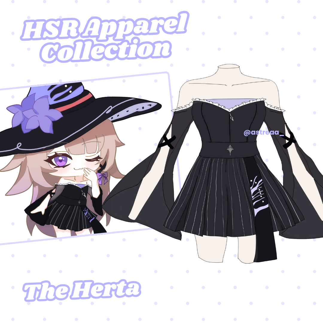 Preorder only - HSR The Herta themed dress
