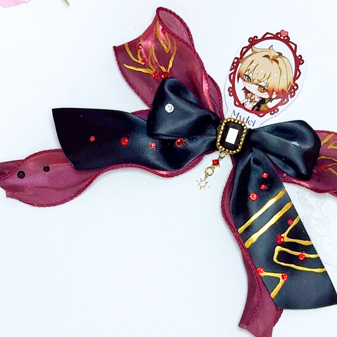 Mydei - HSR themed handmade Hair Clips