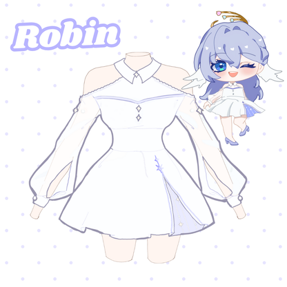 Preorder only - HSR Robin themed dress