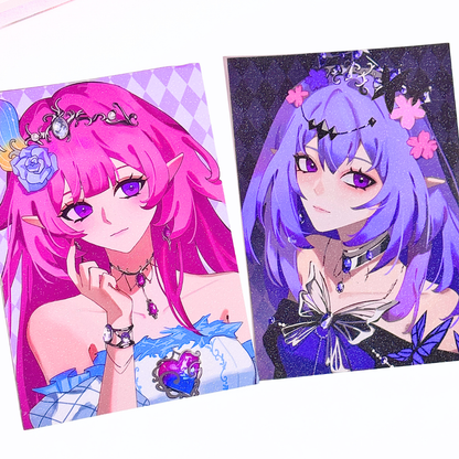 HSR Glitter A5 Prints (Cyrene, Castorice)