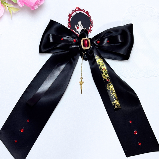 Blade - HSR themed handmade Hair Clips