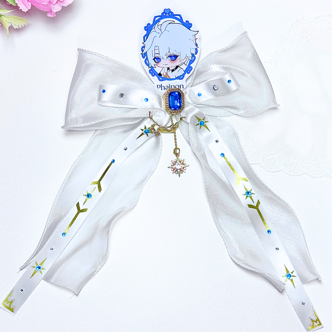 Phainon - HSR themed handmade Hair Clips
