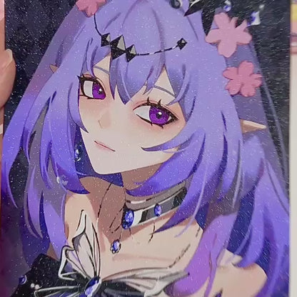 HSR Glitter A5 Prints (Cyrene, Castorice)